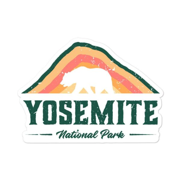 Yosemite National Park Vintage Sticker