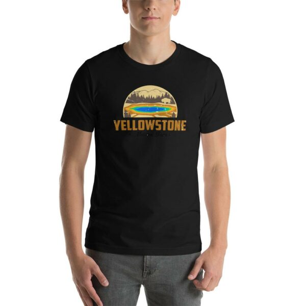 Yellowstone National Park Retro Short-Sleeve Unisex T-Shirt
