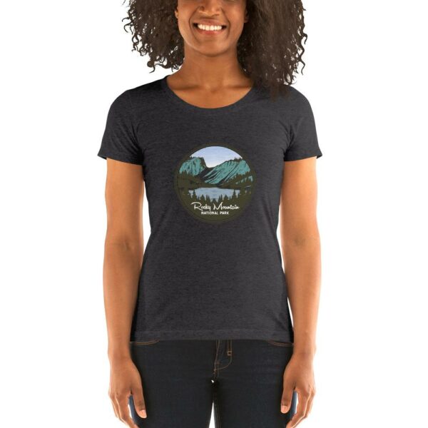 Rocky Mountain National Park Retro Ladies' short sleeve t-shirt