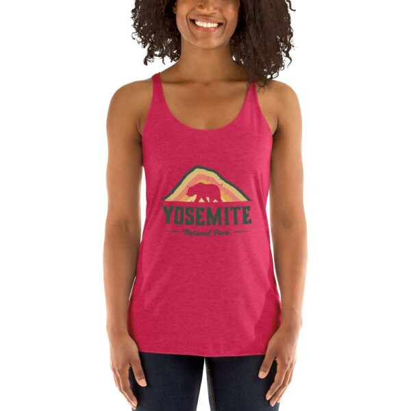 Yosemite National Park Retro Women's Racerback Tank