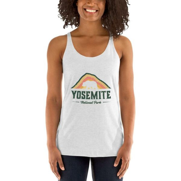 Yosemite National Park Retro Women's Racerback Tank