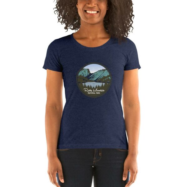 Rocky Mountain National Park Retro Ladies' short sleeve t-shirt