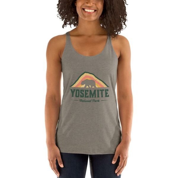 Yosemite National Park Retro Women's Racerback Tank