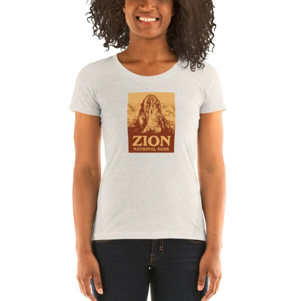 Zion National Park Retro Ladies' short sleeve t-shirt