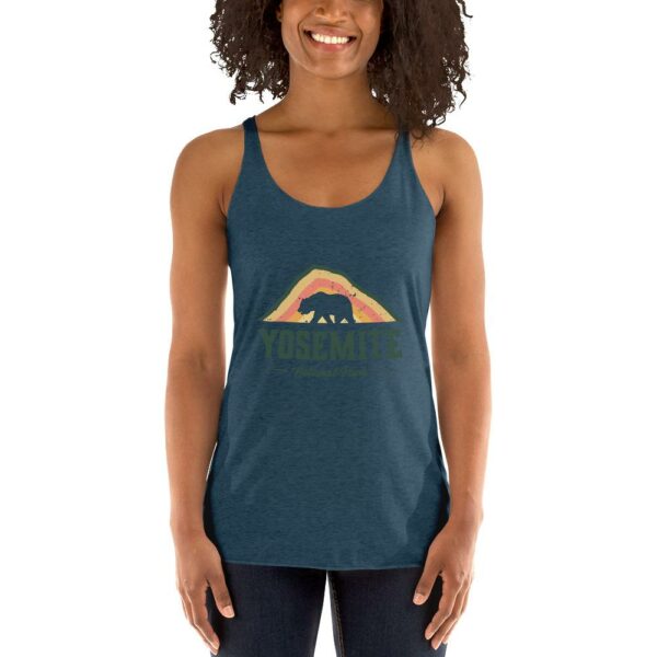 Yosemite National Park Retro Women's Racerback Tank