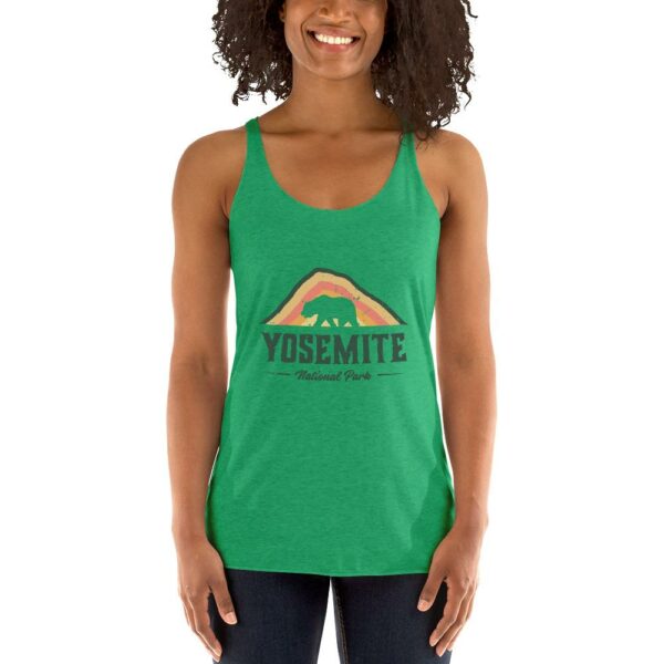 Yosemite National Park Retro Women's Racerback Tank