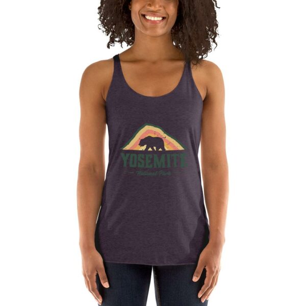 Yosemite National Park Retro Women's Racerback Tank