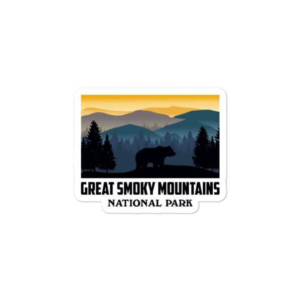 Great Smoky Mountains National Park Vintage Sticker